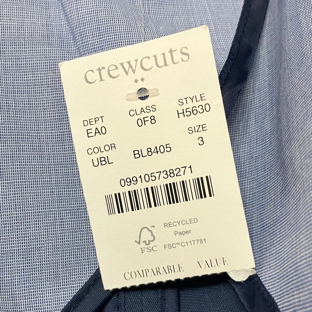 J Crew Crewcuts Thompson Boys Suit Jacket Blue NWT